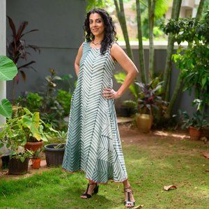 Shibori Maxi Dress